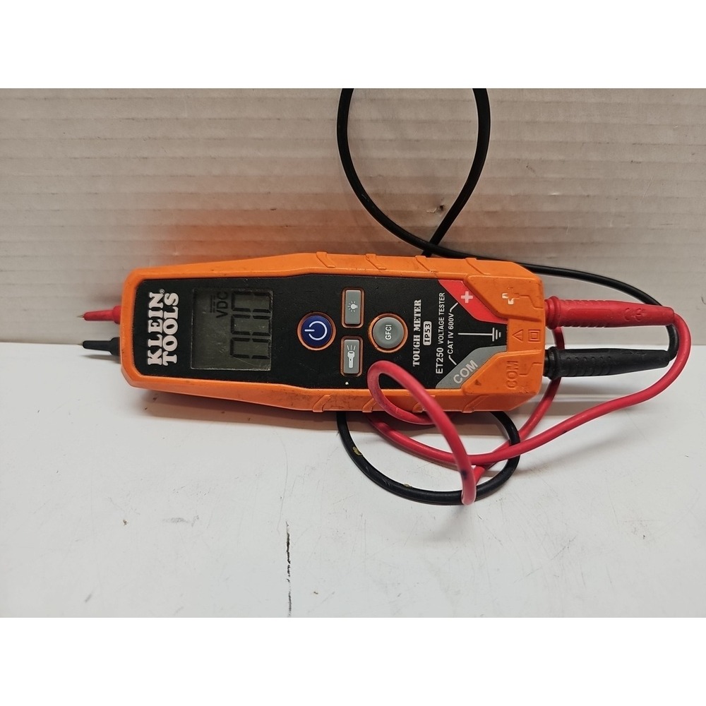 KLEIN TOOLS ET250 Voltage/Continuity Tester, CAT IV 600V 258X12